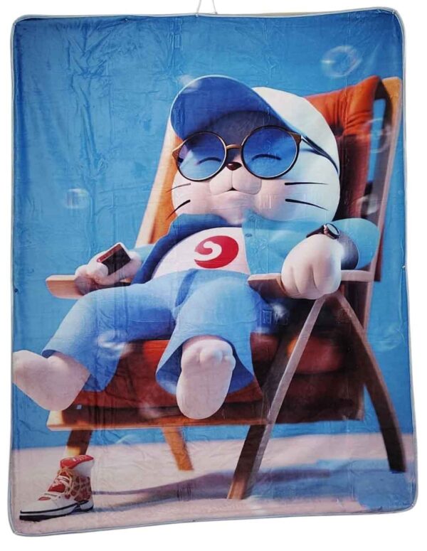 Personalized 3D Cartoon Photo Blanket for Kids