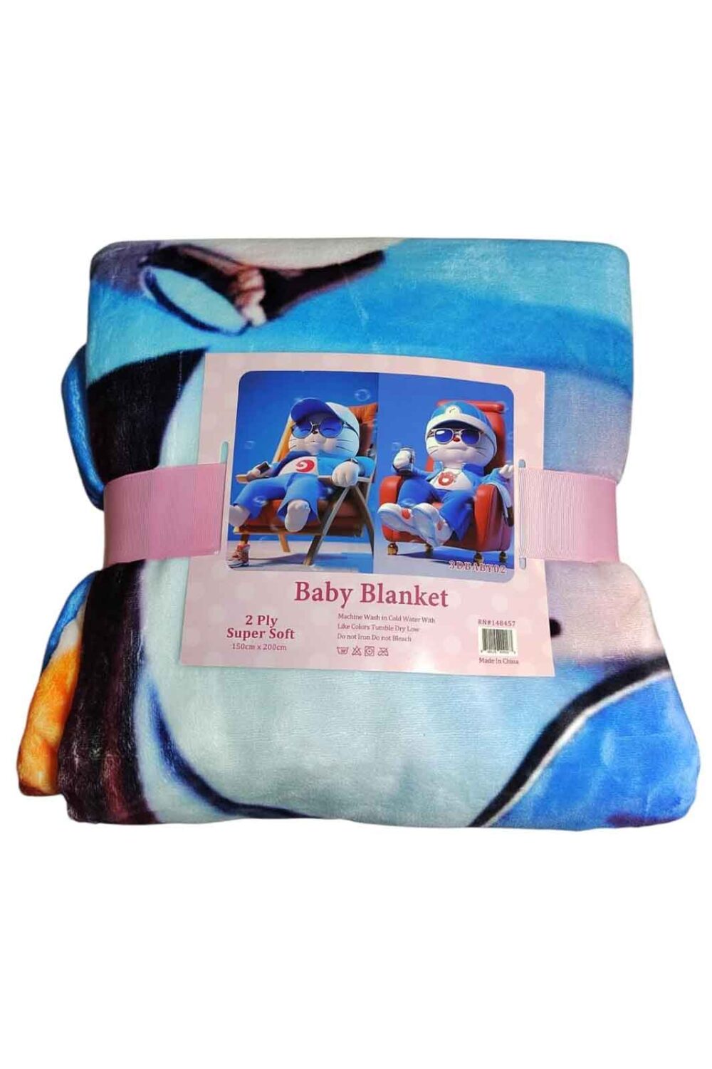 Personalized 3D Cartoon Photo Blanket for Kids - Image 3