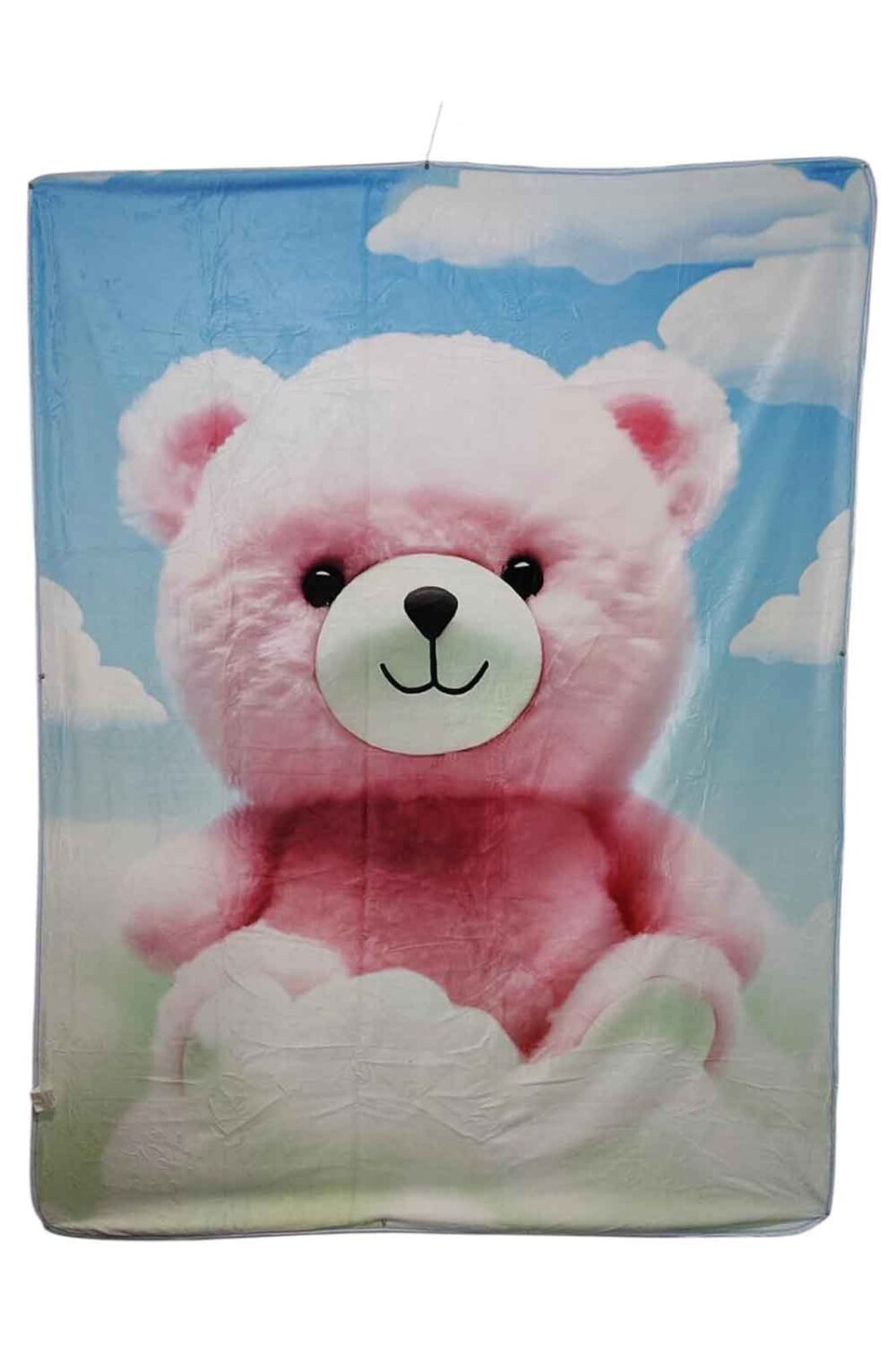 3D Fleece Blanket – Super Soft Teddy Print for Kids