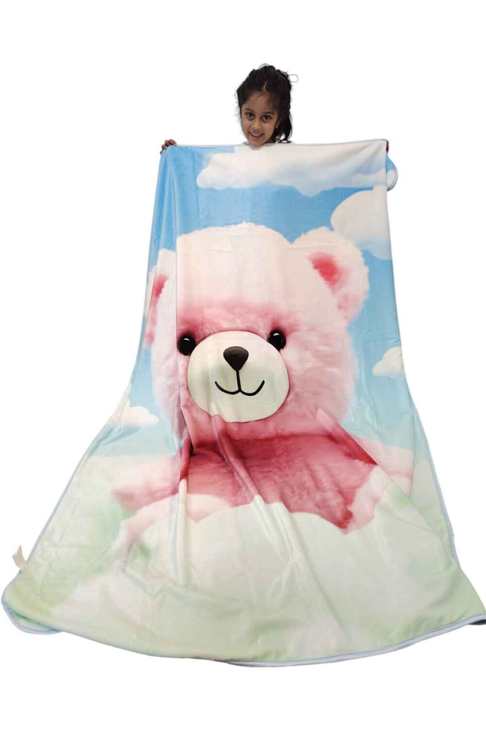 3D Fleece Blanket – Super Soft Teddy Print for Kids - Image 4
