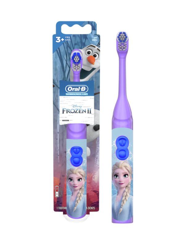 Oral-B Kids Battery Power Electric Toothbrush Featuring Disney's Frozen for Children and Toddlers age 3+, Soft (Characters May Vary) ($5.97)