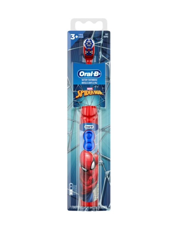Oral-B Kid's Battery Toothbrush Featuring Marvel's Spiderman, Soft Bristles, for Kids 3+ ($5.82)