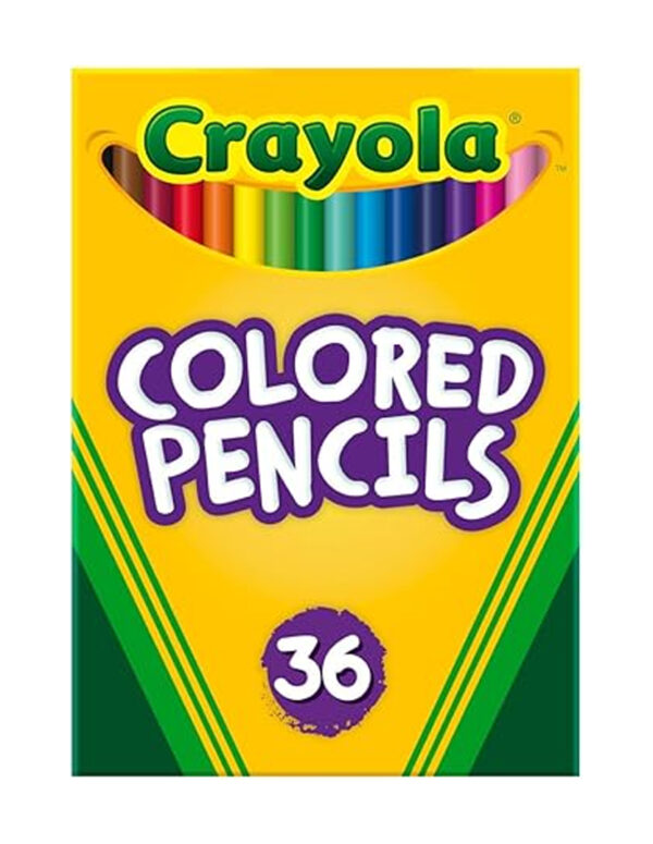 Crayola Colored Pencils (36ct), Kids Pencil Set, Pre-Sharpened Coloring Book Pencils for Kids & Adults, Arts & Crafts Supplies, Ages 3+ ($4.94)