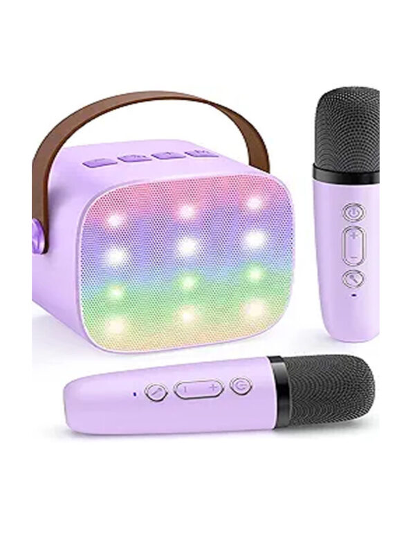 Mini Karaoke Machine with 2 Wireless Microphones ($ 24.89)