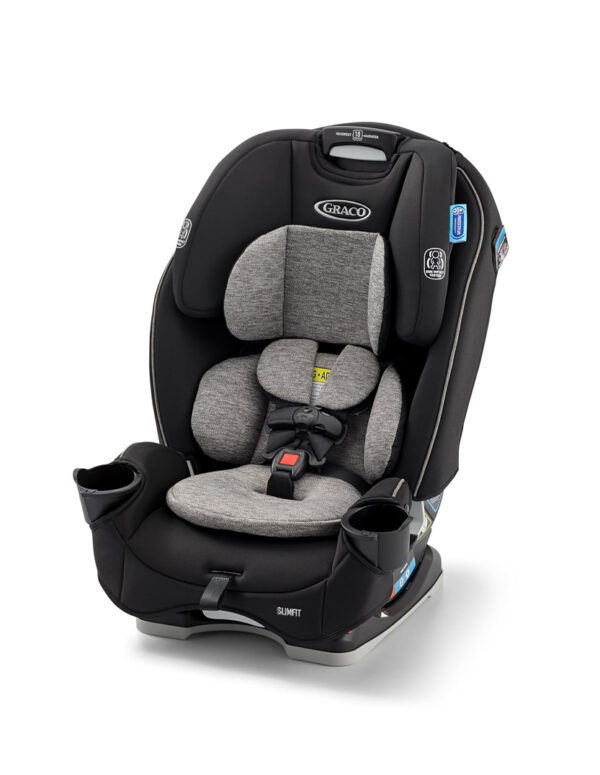 Graco Slimfit 3-in-1 Convertible Car Seat, Ultra-Space-Saving Design, Jarret, Suitable for Rear and Forward-Facing, Highback Booster Seat with 10-Position Headrest ($ 239.00)