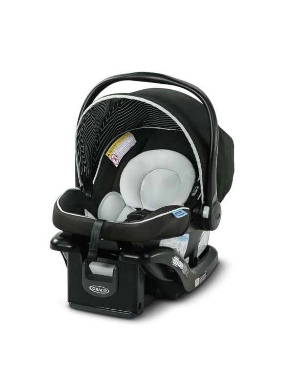 Graco SnugRide Lite LX Infant Car Seat, Lightweight Rear-Facing Seat for Babies 4–30 lb, 4-Position Adjustable Base, LATCH Installation & ProtectPlus Engineered, Studio ( $149.99)