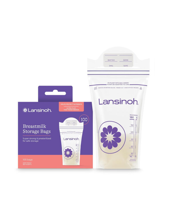 Lansinoh Breastmilk Storage Bags, 100 count ($ 11.89)